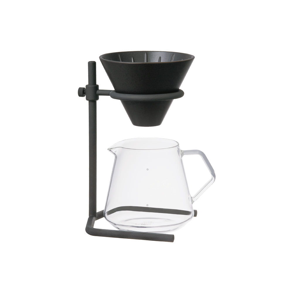 Support de cafetière à cône en fonte pour 4 tasses