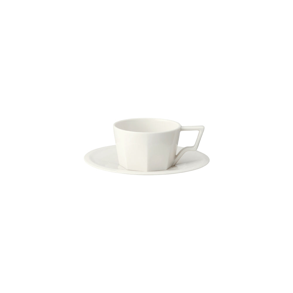 Tasse et soucoupe à espresso en porcelaine 80 ml