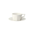 Tasse à café et soucoupe en porcelaine 220 ml