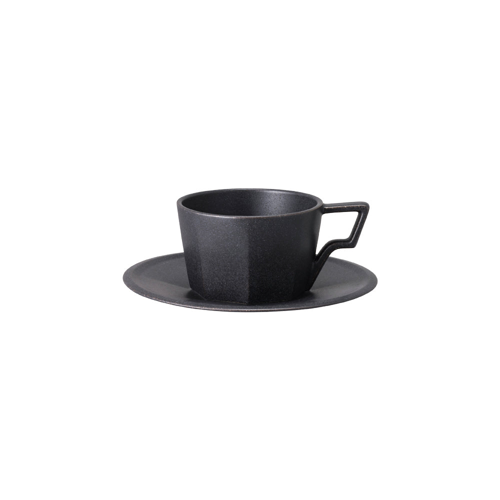 Tasse à café et soucoupe en porcelaine 220 ml