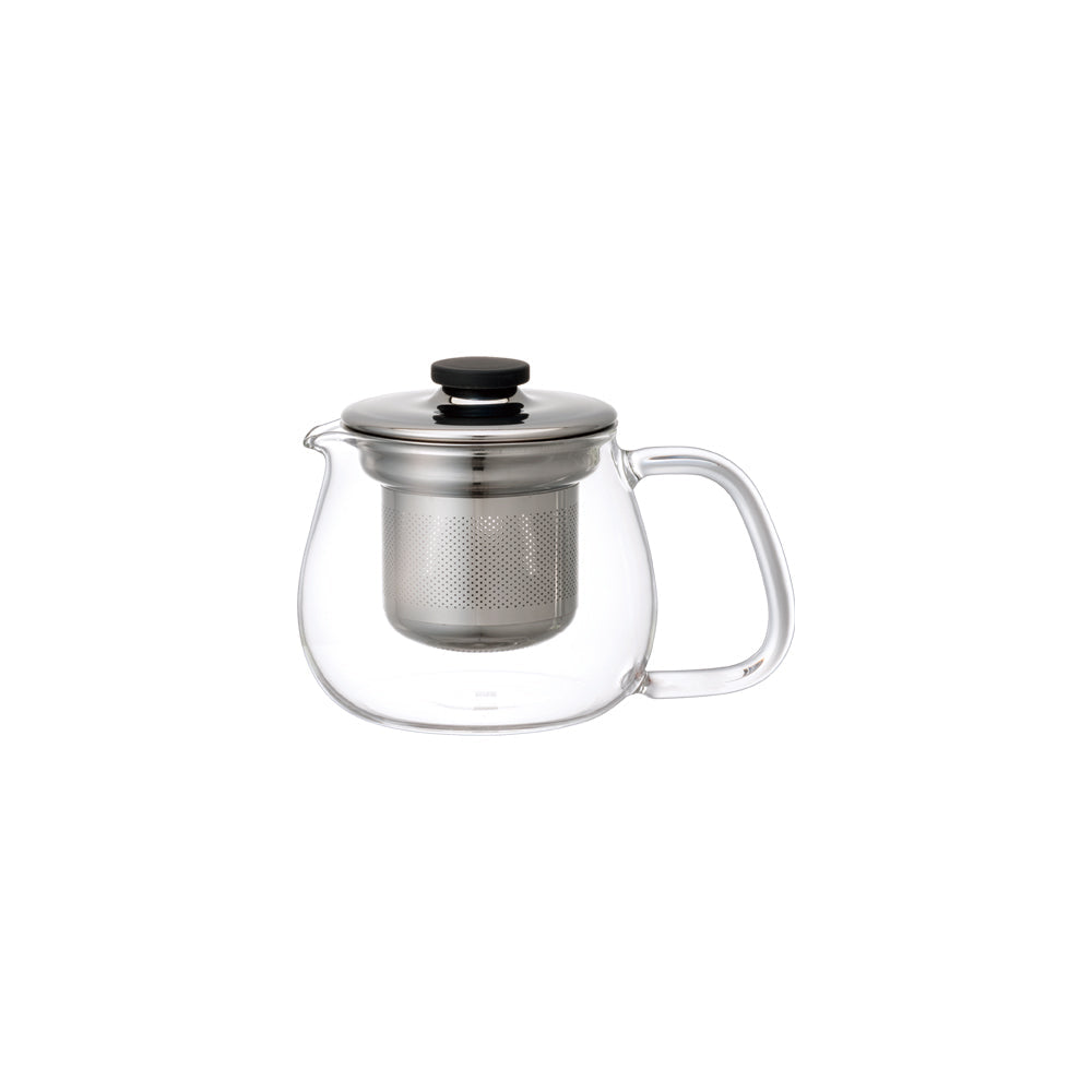 Théière en verre 450 ml avec couvercle et infuseur en inox