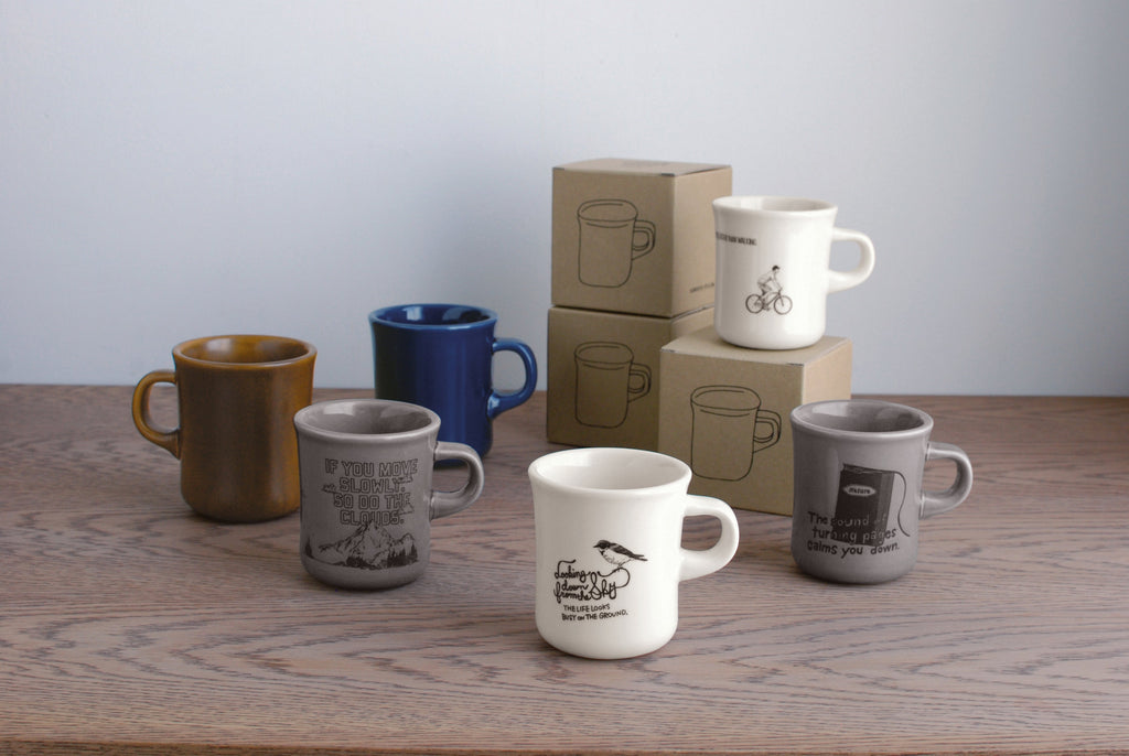 Mug à café en porcelaine illustré 250ml