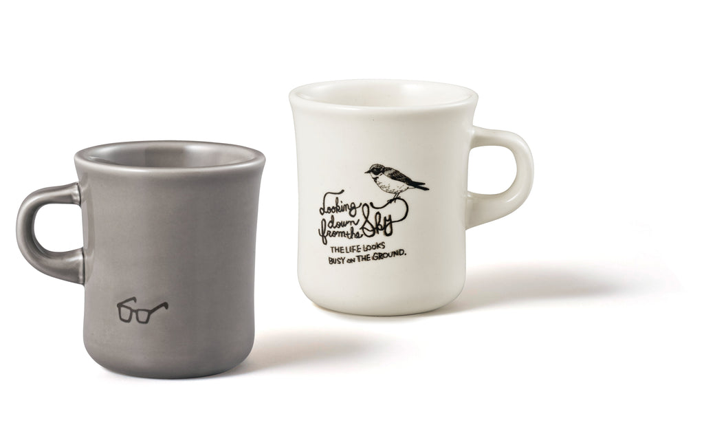 Mug à café en porcelaine illustré 250ml