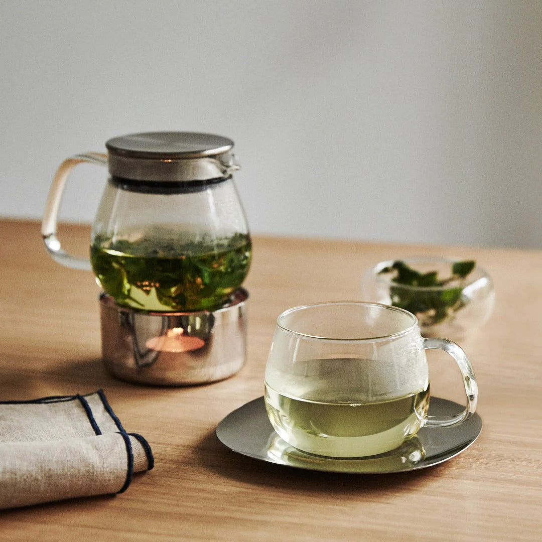 Théière en verre à bouton unique 460ml