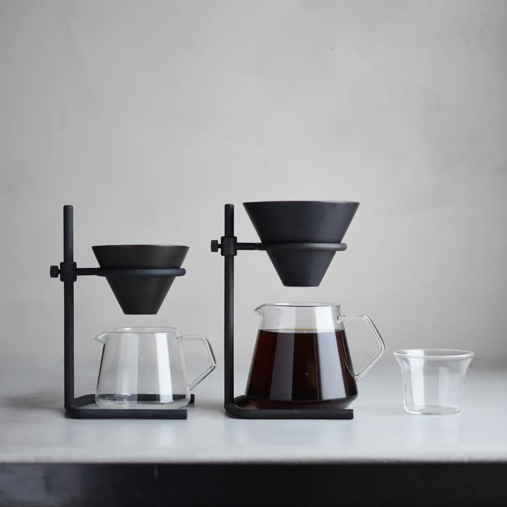 Verseuse à café en verre 2 tasses avec graduation