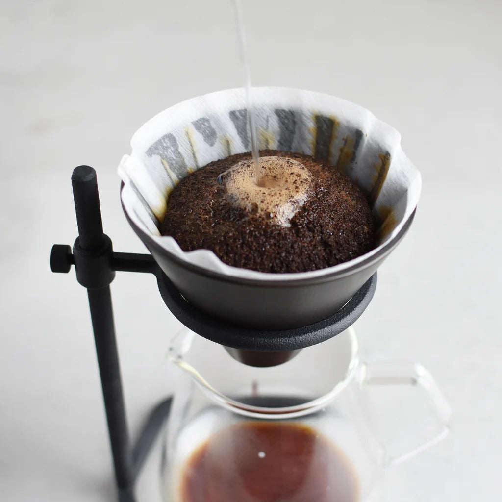 Verseuse à café-filtre 4 tasses en porcelaine effet fonte