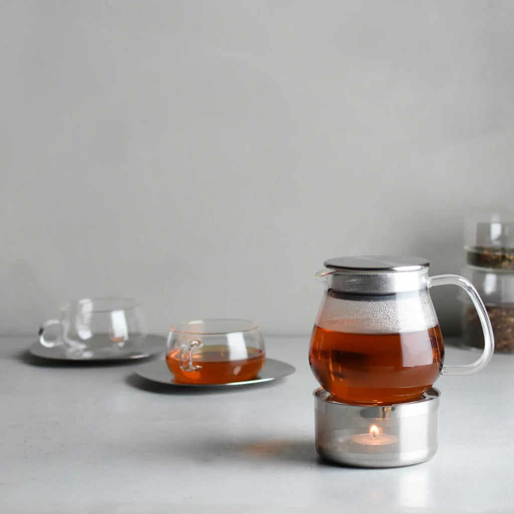 Théière en verre à bouton unique 460ml