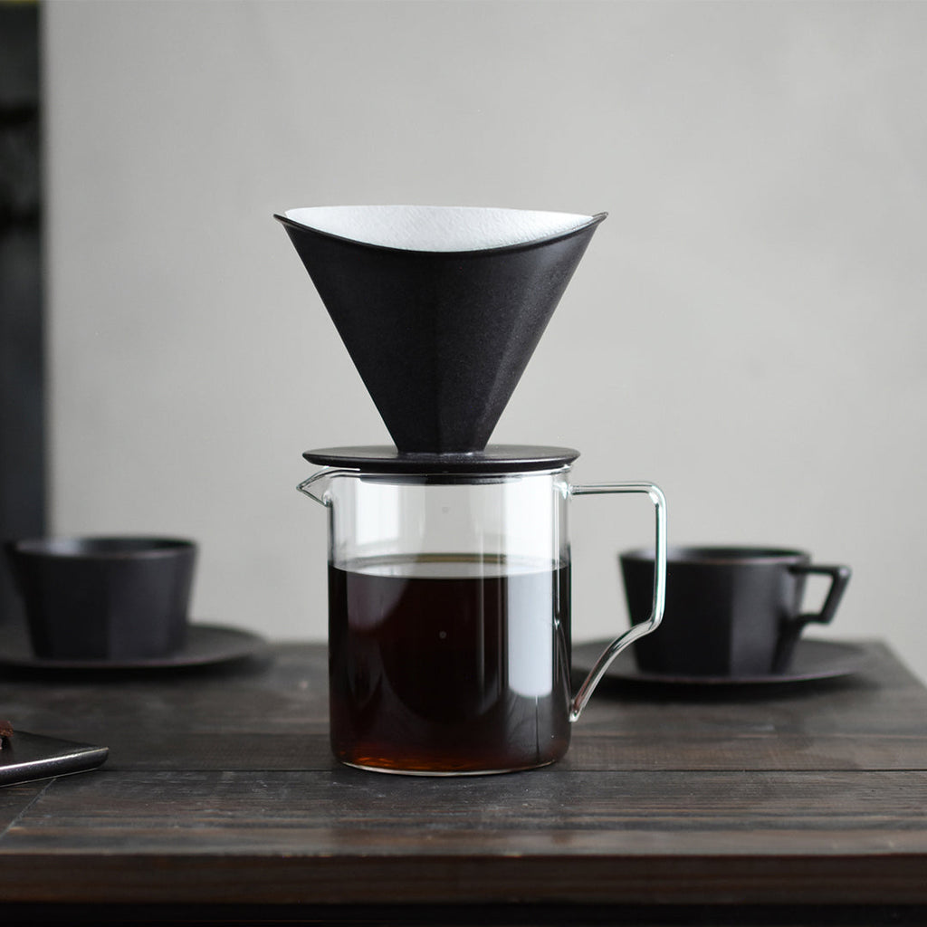 Cafetière à infusion lente et verseuse en verre - 2 tasses