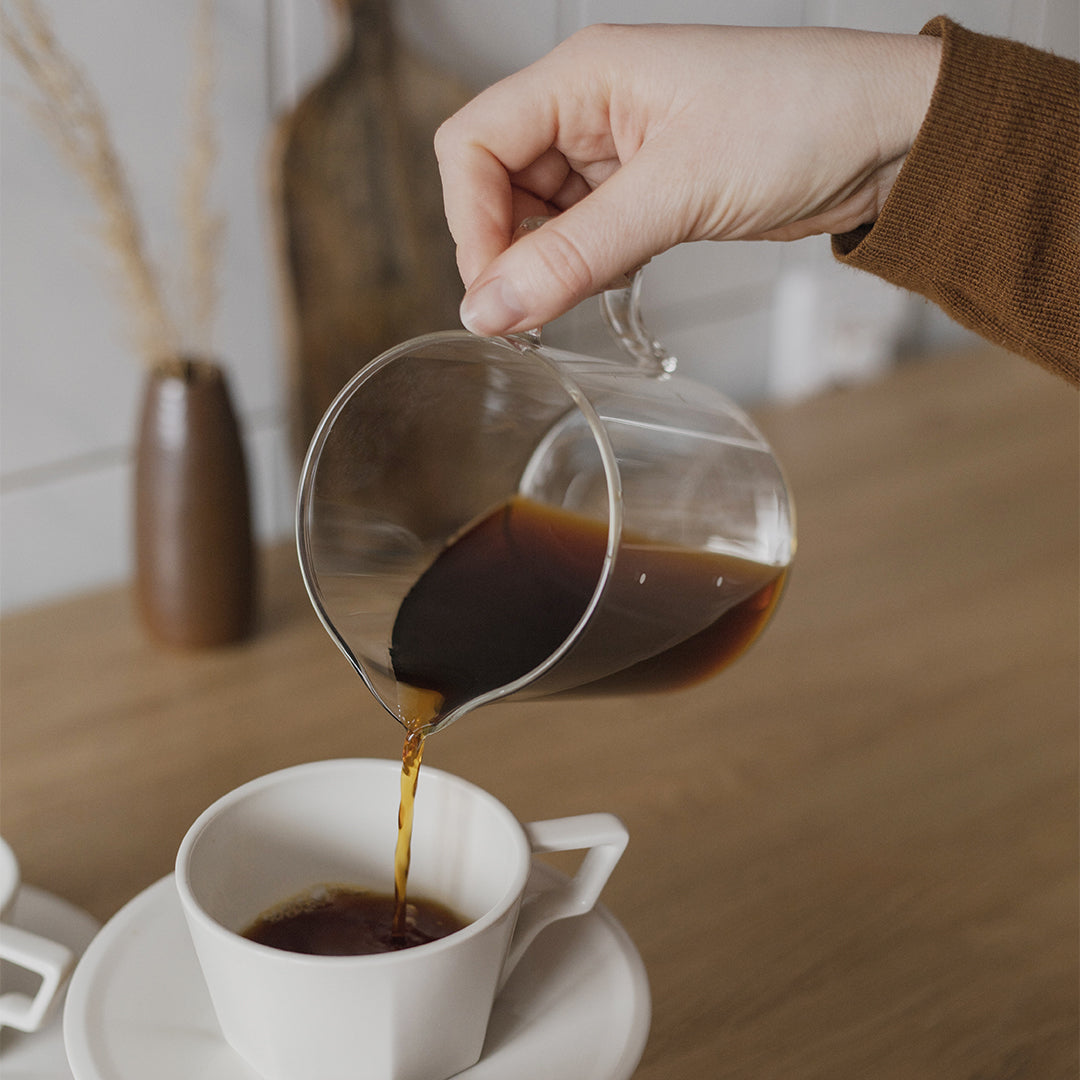 Verseuse à café en verre 4 tasses