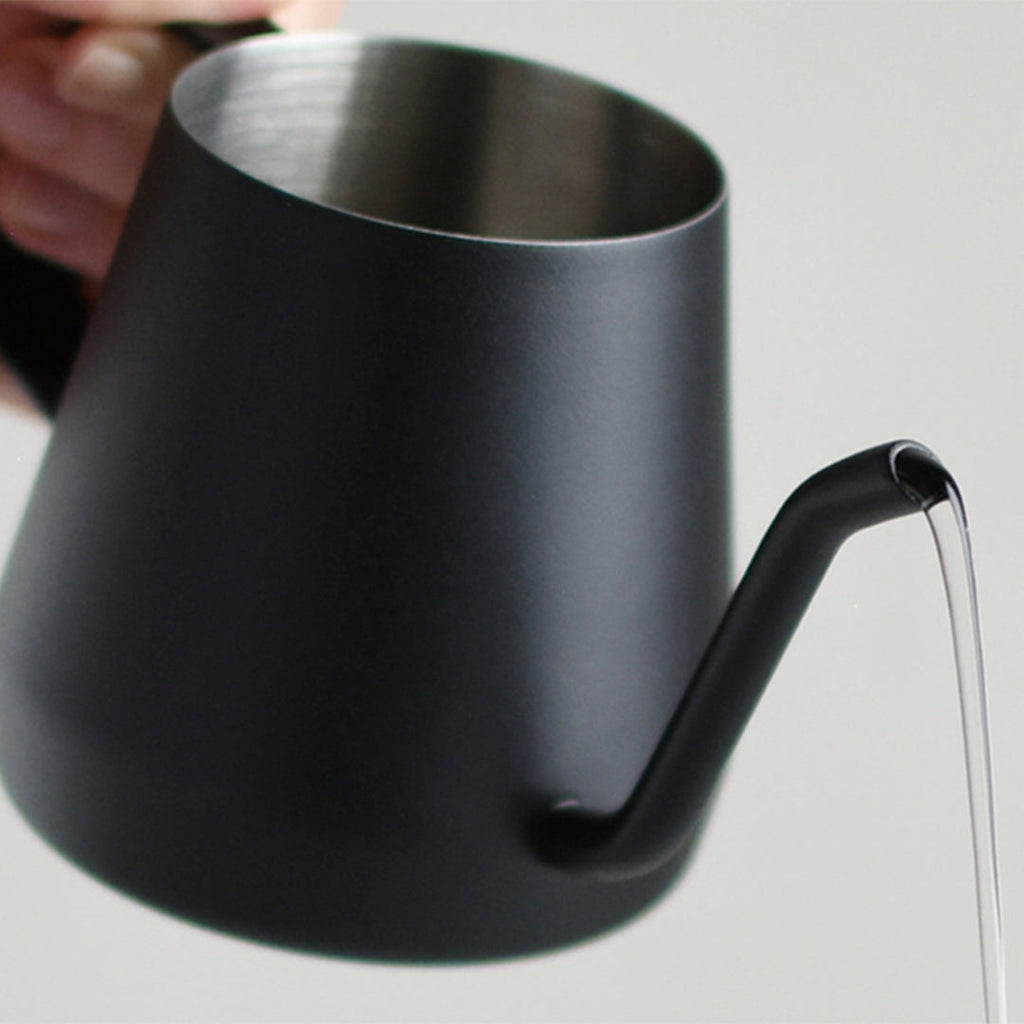 Bouilloire à café à col de cygne 430 ml noire