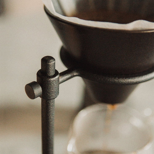 Support de cafetière à cône en fonte pour 4 tasses