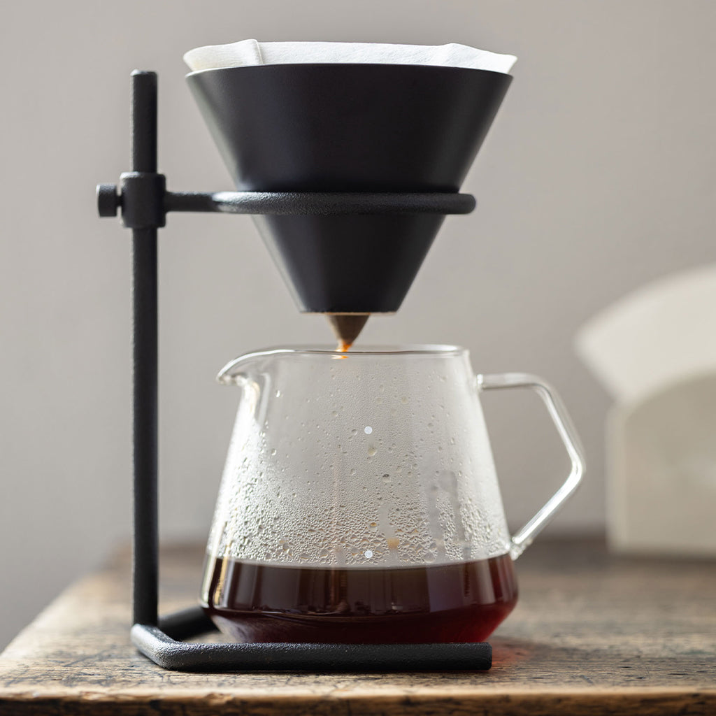 Verseuse à café-filtre 4 tasses en porcelaine effet fonte