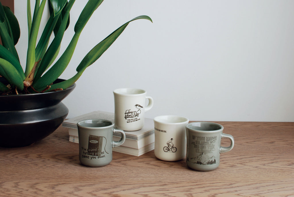 Mug à café en porcelaine illustré 250ml