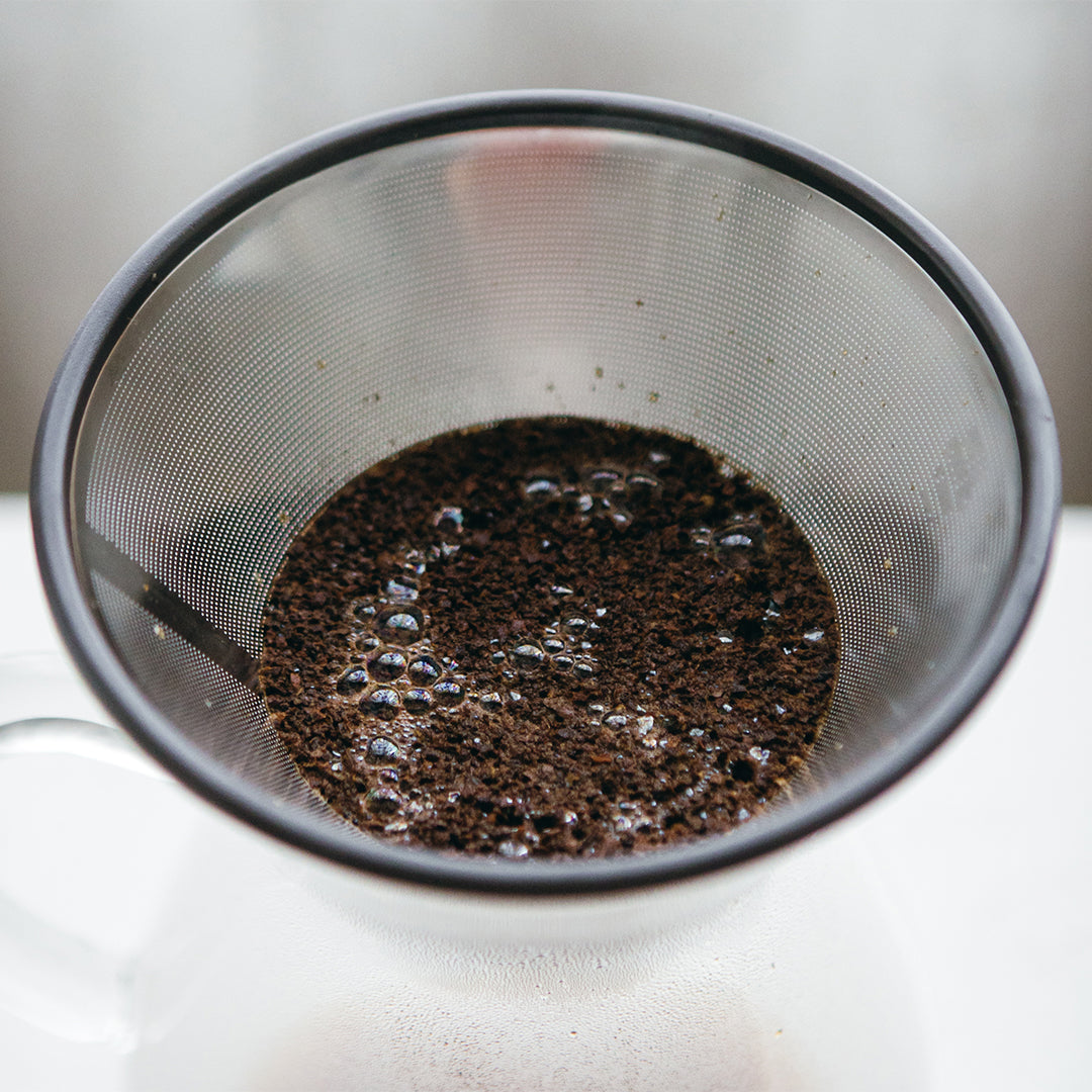 Filtre à café réutilisable en acier inoxydable pour 2 tasses
