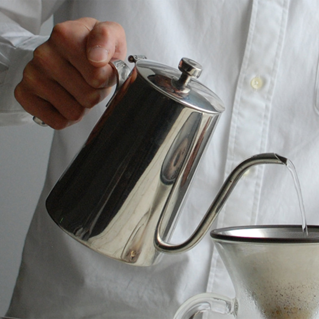 Bouilloire à café à col de cygne 900 ml mat
