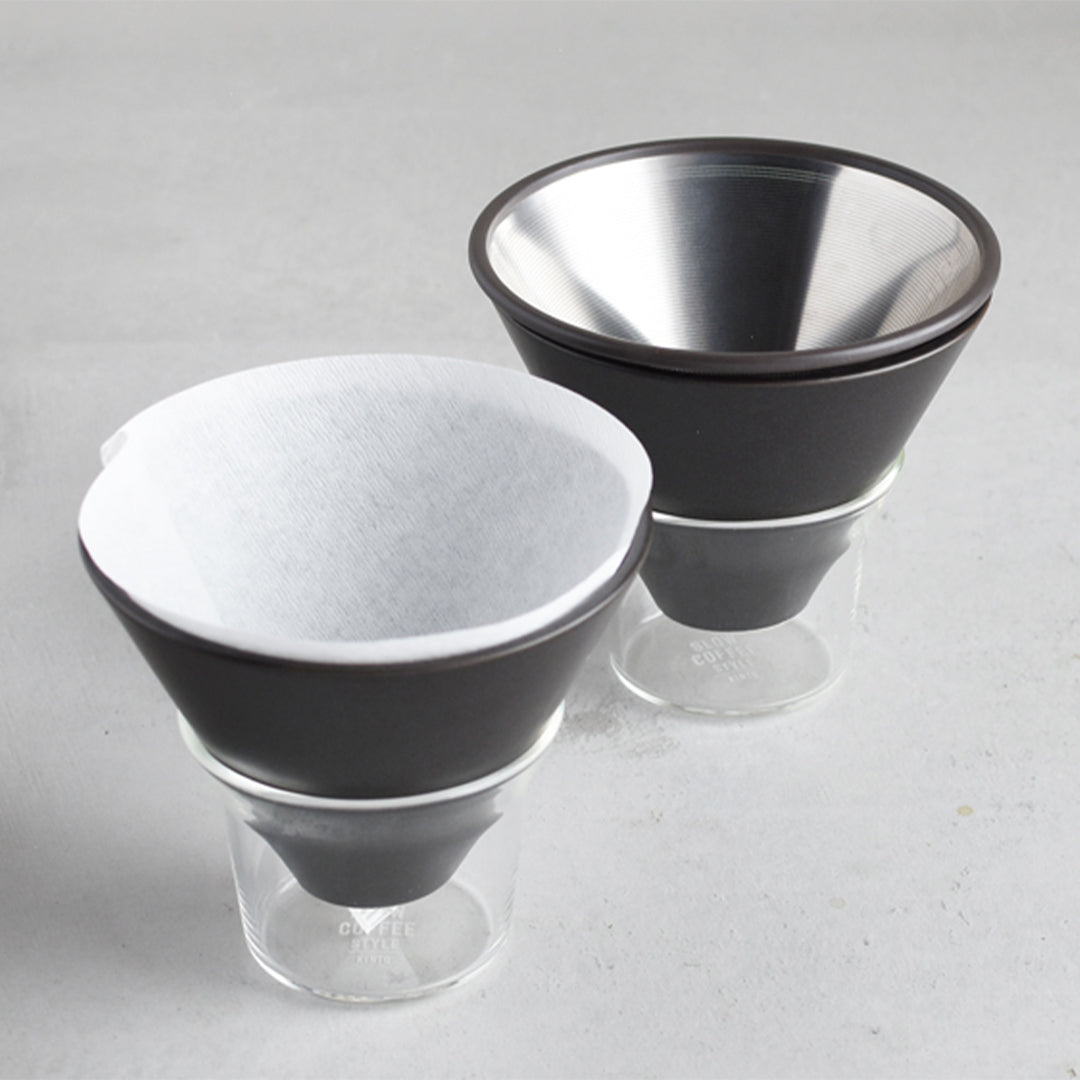 Verseuse en porcelaine 2 tasses style fonte
