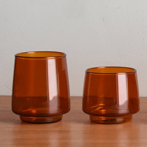 Gobelet en verre ambré 270ml