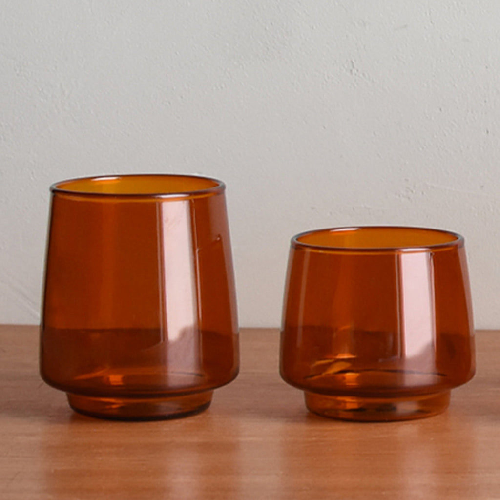Gobelet en verre ambré 370 ml