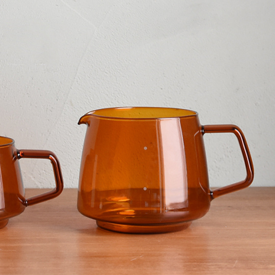 Cafetière en verre ambré 4 tasses
