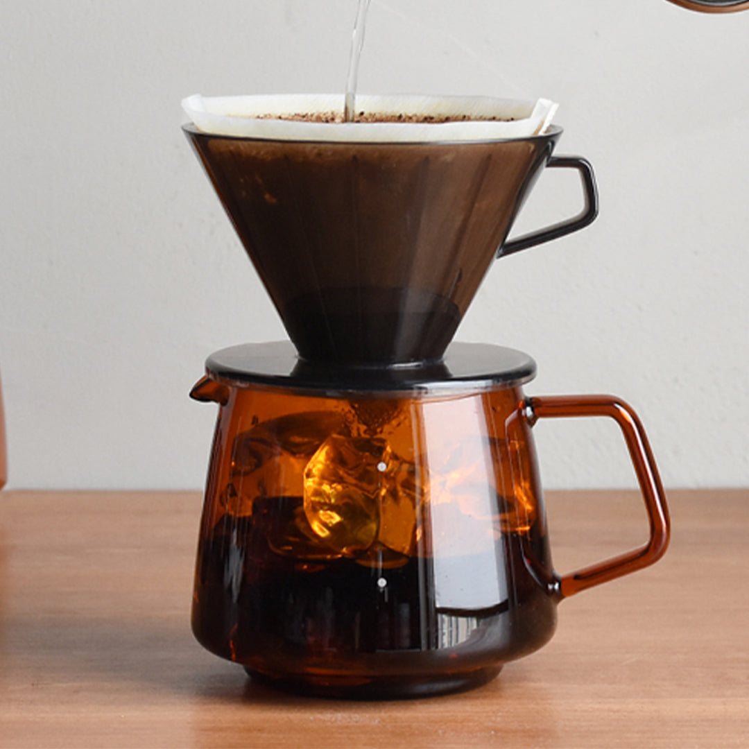 Cafetière en verre ambré 4 tasses